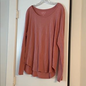 Loft Vintage Soft Pink Shirt - Size XL